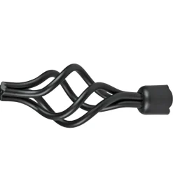 1 pomolo ciorciola nero terminale per tubo diametro 20 mm Discount