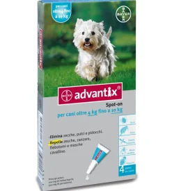 Bayer Advantix spot on antiparassitario per cani da 4 a 10 kg - . Hot