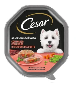Alimenti Umido Cane-Alimento umido per cani cesar con manzo e verdurine 150 gr