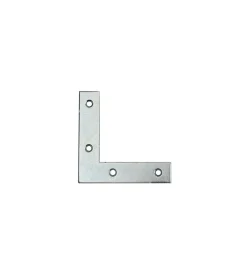 Angoli di rinforzo in acciaio zincato bianco 50 x 50 mm. 4 pz. Clearance