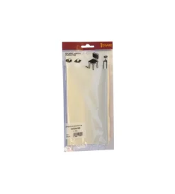 Accessori-Antiscivolo antivibrazione in gomma 100x200 mm. spessore 2,5 mm. bianco