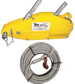 Argano manuale e fune vigor 20 m 1600 kg Best
