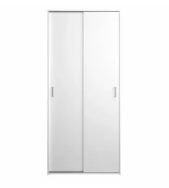 Armadi-Armadio 2 ante scorrevoli "space" bianco 77,6x48,2x175,4 cm
