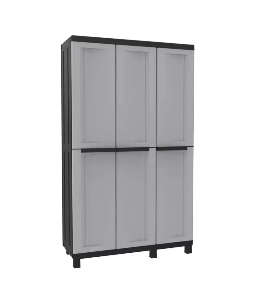 Armadio alto in resina "twist black 102a", 102x39x170 cm Best