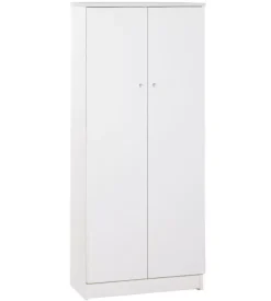 Sarmog Armadio basso 2 ante bianco, 62x147x34 cm Online