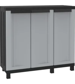 Armadio in resina basso "twist black 102b", 102x39x91,5h cm New