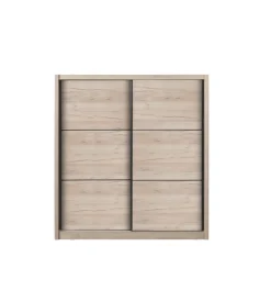 BellaHome Armadio "madrid" 2 ante scorrevoli quercia, 212x61x215 cm Best