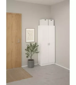 Armadio multifunzione bianco 69,2x34,6x170,4 cm Hot