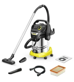 Karcher Aspiratore solidi liquidi elettrico "kwd 6 p s v-30/8/22/t" 1300w 30 lt Hot