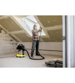 Karcher Aspiratore solidi liquidi elettrico "kwd 6 p s v-30/8/22/t" 1300w 30 lt Hot