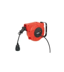 Ribimex Avvolgicavo elettrico 9m da muro - .