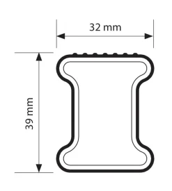 Nordrive Barra portatutto acciaio - 180 cm  n10015 New