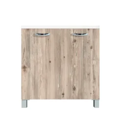 Base cucina con 2 ante e ripiano "easy", 80 cm New