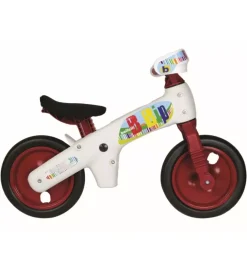Bellelli bicicletta senza pedali b-bip bianca e rossa Sale