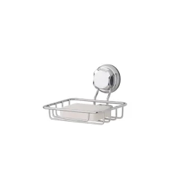Accessori Bagno-Bestlock porta sapone con fissaggio a ventosa.