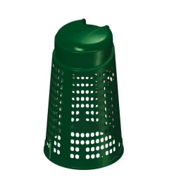ART PLAST Bidone trespolo portasacchi grigliato verde da 110 litri Clearance