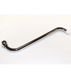 Bocca di ricambio a "s" per rubinetto, senza aeratore 250 mm.