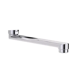 Rubinetti Vari-Bocca ovale dritta per rubinetto, 200 mm. cromata