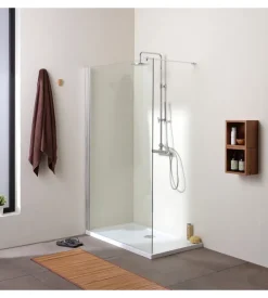 Box doccia walk-in cromato, 120x190 cm Hot