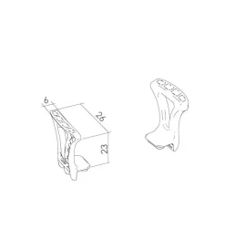 Accessori Bagno-Braccioli per sedia da doccia