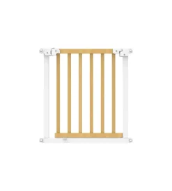 Cancelletto bimbi armonia "wood" bianco in metallo e legno 75x76h cm Best