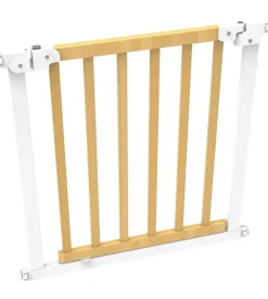 Cancelletto bimbi armonia "wood" bianco in metallo e legno 75x76h cm Best