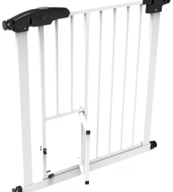 Cancelletto di sicurezza per bambini armonia "bimbi clic-clac" in metallo verniciato bianco con porta 75x78 cm Best