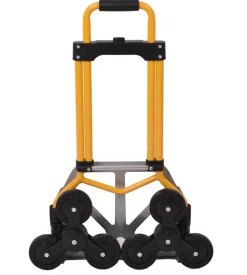 Carrello saliscale pieghevole essenza in acciaio portata 70 kg 50,5x42x100 cm Hot