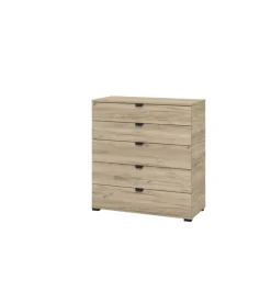 BellaHome Cassettiera "pamplona" 5 cassetti, 90x40x95 cm Sale