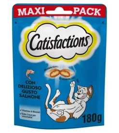 Alimenti Secco Gatto-Catisfaction - snack per gatti salmone 180 gr