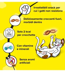 Alimenti Secco Gatto-Catisfaction - snack per gatti salmone 180 gr