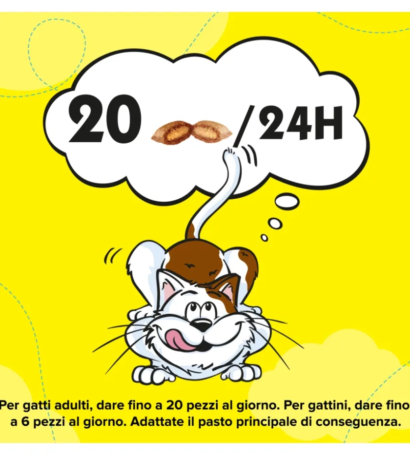 Alimenti Secco Gatto-Catisfaction mix con pollo e anatra - 60 grammi.