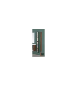 Colonna pensile per bagno noce e verde bottiglia, 30x24x150 cm Discount