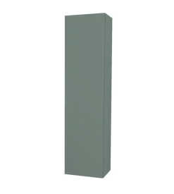 Decor Bagno Colonna pensile sospesa con 1 anta colore verde salvia, 35x28x138 cm Outlet