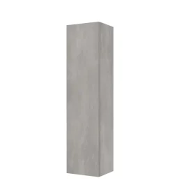Decor Bagno Colonna pensile sospesa con 1 anta colore grigio caldo, 35x28x138 cm Hot