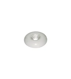 Idro-Bric Coppia rosette copritubo bianco Hot