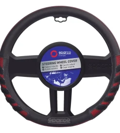 Sparco Coprivolante auto universale rosso/nero anti dissolvenza - sps101 New