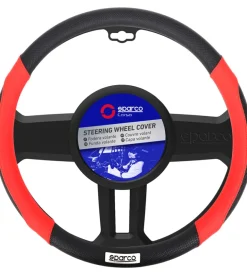 Sparco Coprivolante auto universale rosso/nero con dettagli traforati - spc1113