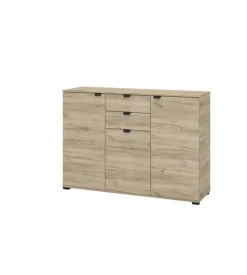 BellaHome Credenze E Buffet-Credenza "pamplona" 3 ante e 2 cassetti, 135x40x95 cm