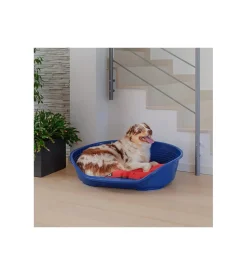 Ferplast Cuccia da interno per cani e gatti "siesta deluxe 10" blu, 93,5x68x28,5 cm Best