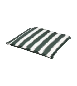 Cuscino per sedia da esterno con fantiasia  a righe verdi, 38x38xh2.5 cm Sale