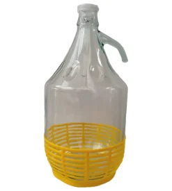 Dama da 5litri con cestino e tappo in plastica Best