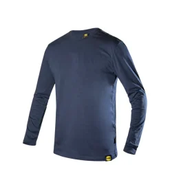 Diadora t-shirt da lavoro manica lunga ml mono organic blu, tg xl New