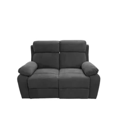 BellaHome Divani-Divano 2 posti "annika" con recliner manuale, 145x93x101 cm