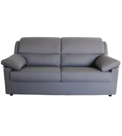 BellaHome Divano 3 posti "firenze" grigio tessuto sfoderabile e antimacchia, 190x95x93 cm Outlet