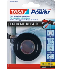 Tesa Extreme repair tape black 2,5:19 New