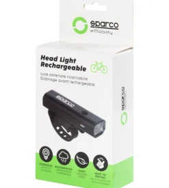 Sparco Fanalino anteriore per bicicletta in copertura metallica Outlet