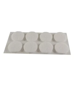 Feltrini adesivi tondi - ø 28 mm. - marrone - 6 pz. Discount