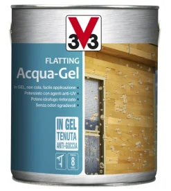 V33 Flatting acqua-gel - noce medio - 2,5 litri Discount
