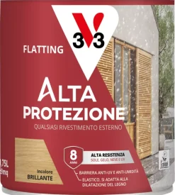 V33 Flatting ad alta protezione incolore, 750 ml Hot